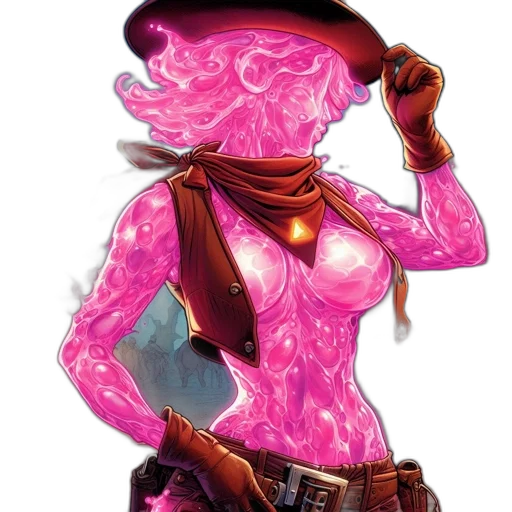 jacket, hat, staff, dress, concept art, comic book art, fantasy art, watercolor transparent PNG cut-out