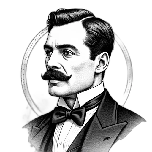face, staff, hat, pixel art, photorealistic, cartoon, concept art, black transparent PNG cut-out