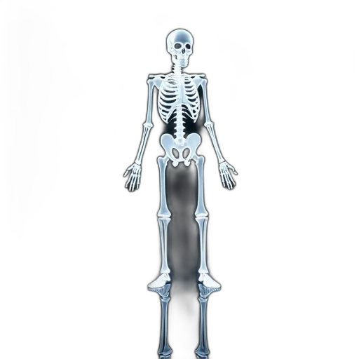robot, staff, jewelry, concept art, 3d render, skeleton, glowing, outline transparent PNG cut-out