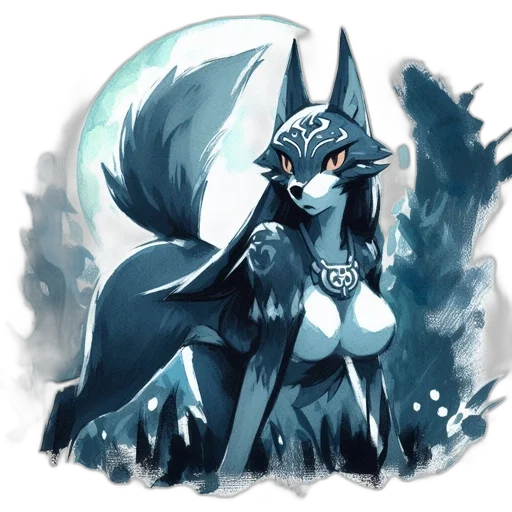creature, animal, fantasy art, concept art, pixel art, watercolor, monochrome, dark transparent PNG cut-out