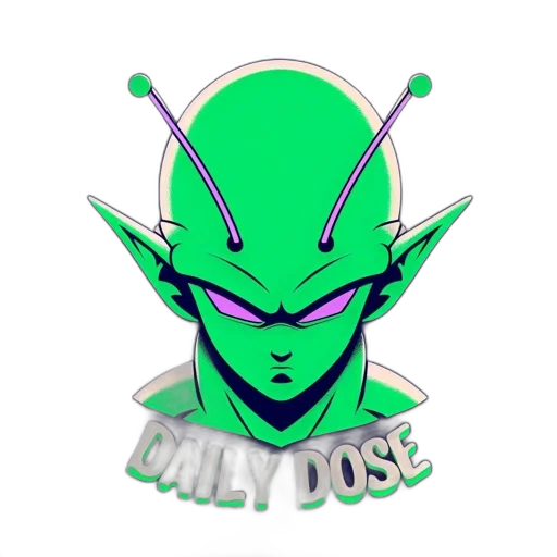 concept art, 3d render, fantasy art, vaporwave, animated, figure, green, skin transparent PNG cut-out
