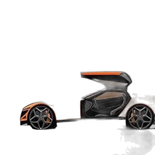 car, robot, 3d render, concept art, book, cover, high, point transparent PNG cut-out