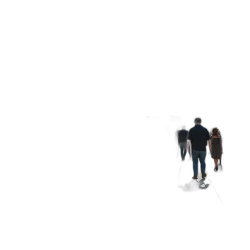 umbrella, staff, robot, concept art, 3d render, photorealistic, pixel art, fog transparent PNG cut-out