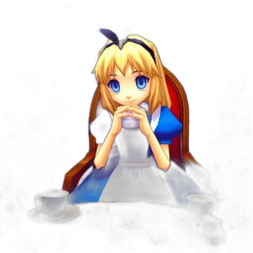 dress, dragon, crown, staff, pixel art, anime, 3d render, concept art transparent PNG cut-out