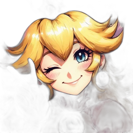 crown, face, staff, watercolor, anime, pixel art, concept art, golden transparent PNG cut-out