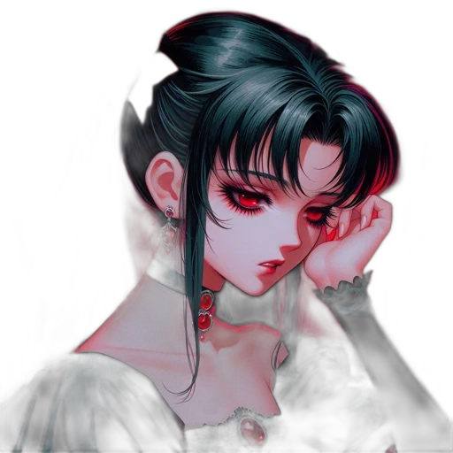 mask, face, creature, weapon, vaporwave, cyberpunk, anime, fantasy art transparent PNG cut-out