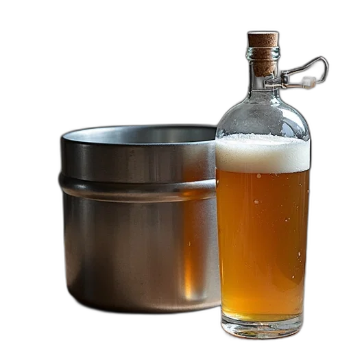 bottle, 3d render, koso, keg transparent PNG cut-out