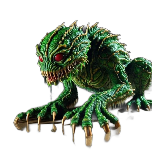 creature, dragon, animal, 3d render, concept art, fantasy art, photorealistic, monstrous transparent PNG cut-out