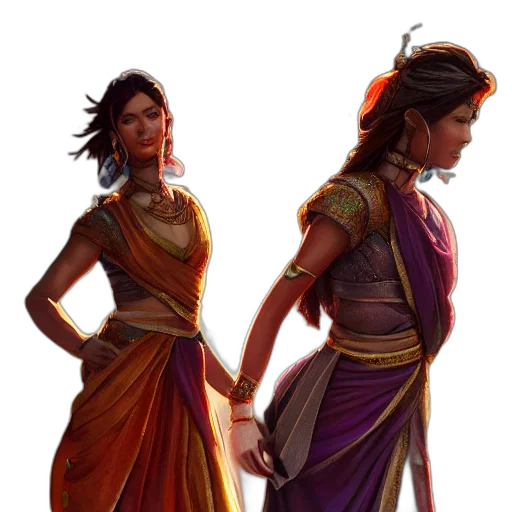 concept art, fantasy art, pixel art, comic book art, sunset, golden, colorful, red transparent PNG cut-out