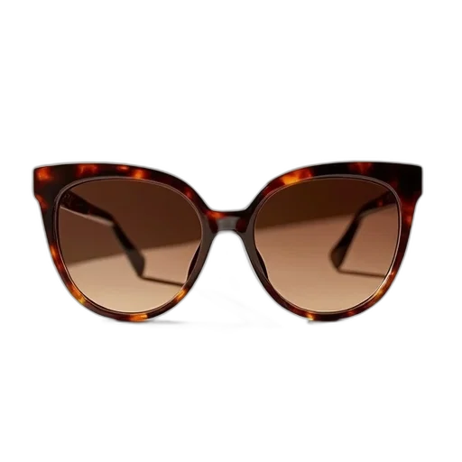 3d render, celine, tortoise, sunglasses transparent PNG cut-out