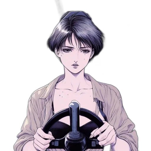 car, weapon, staff, umbrella, vaporwave, cyberpunk, concept art, anime transparent PNG cut-out