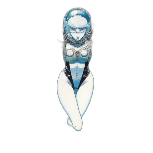 jewelry, mask, crown, bottle, blue, illustration, potential, comic transparent PNG cut-out