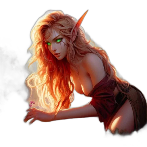 dragon, staff, fantasy art, concept art, pixel art, comic book art, fire, green transparent PNG cut-out