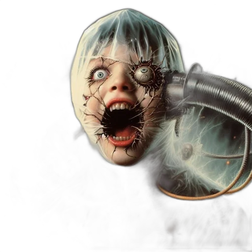 mask, creature, face, concept art transparent PNG cut-out