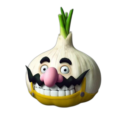 crown, food, mask, animal, 3d render, concept art, photorealistic, anthropomorphized transparent PNG cut-out