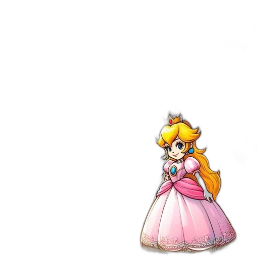 dress, crown, weapon, staff, concept art, pixel art, 3d render, watercolor transparent PNG cut-out