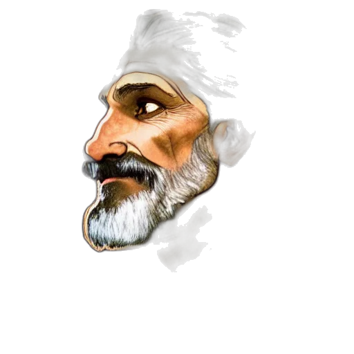 face, hat, mask, staff, watercolor, photorealistic, concept art, oil painting transparent PNG cut-out