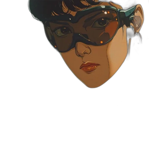 mask, face, crown, robot, cyberpunk, concept art, photorealistic, vaporwave transparent PNG cut-out