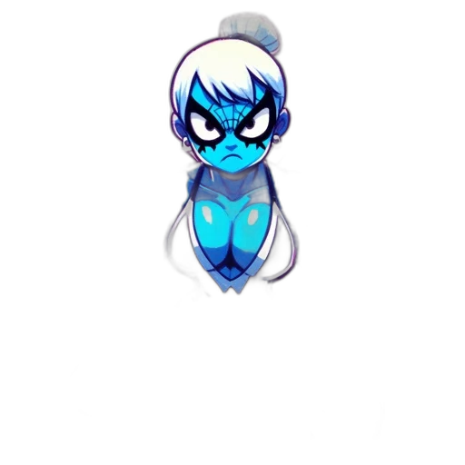jewelry, staff, mask, robot, pixel art, concept art, anime, cartoon transparent PNG cut-out