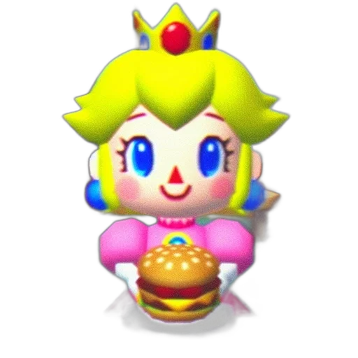 crown, food, staff, face, 3d render, pixel art, concept art, vaporwave transparent PNG cut-out