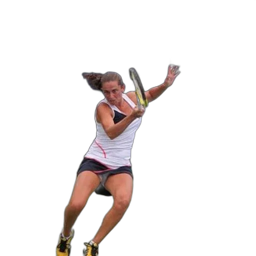 staff, hair, female, tennis, player, hitting, ball, speed transparent PNG cut-out