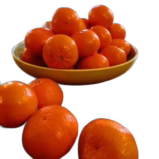 food, crown, 3d render, photorealistic, bowl, oranges, sits, wooden transparent PNG cut-out