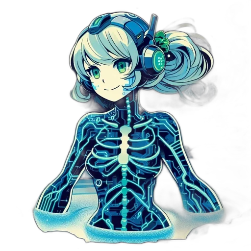 robot, mask, jewelry, creature, concept art, pixel art, vaporwave, comic book art transparent PNG cut-out