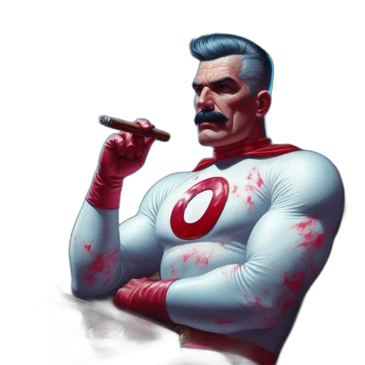 staff, comic book art, concept art, cartoon, fantasy art, red, futuristic, sci-fi transparent PNG cut-out