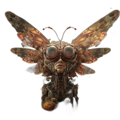 creature, animal, robot, mask, concept art, 3d render, photorealistic, pixel art transparent PNG cut-out