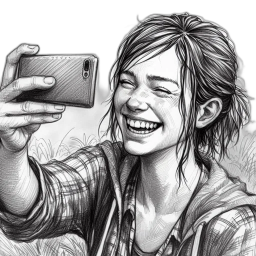 face, weapon, pencil sketch, photorealistic, comic book art, cartoon, young, woman transparent PNG cut-out
