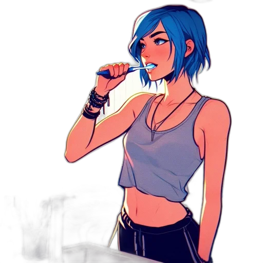 staff, bottle, face, concept art, anime, cartoon, watercolor, neon lights transparent PNG cut-out