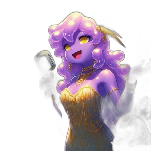 dress, staff, crown, mask, watercolor, concept art, fantasy art, pixel art transparent PNG cut-out