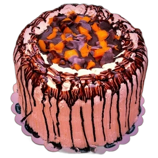 food, crown, hat, 3d render, photorealistic, round, cake, white transparent PNG cut-out