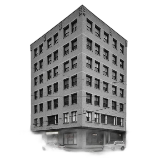 building, furniture, robot, staff, 3d render, concept art, photorealistic, cartoon transparent PNG cut-out