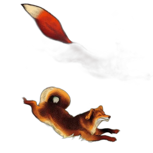 creature, dragon, animal, staff, concept art, watercolor, fantasy art, fog transparent PNG cut-out