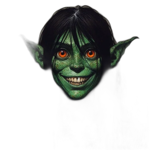 mask, face, creature, staff, photorealistic, concept art, fantasy art, 3d render transparent PNG cut-out