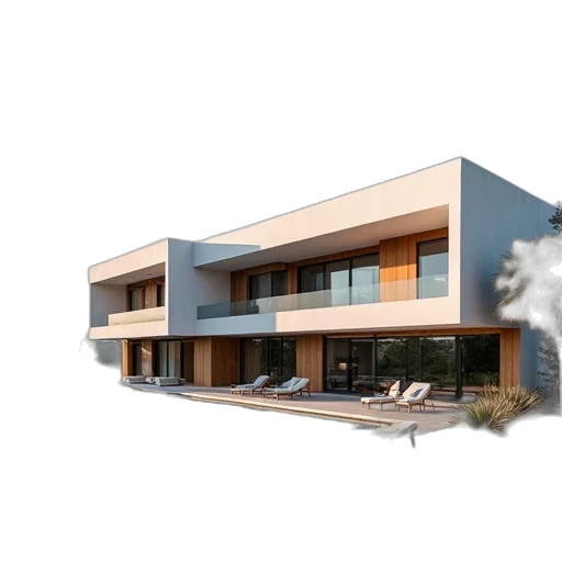 building, 3d render, photorealistic, concept art transparent PNG cut-out