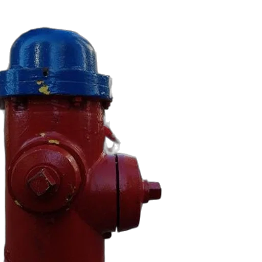 bottle, staff, weapon, 3d render, red, fire, hydrant, blue transparent PNG cut-out