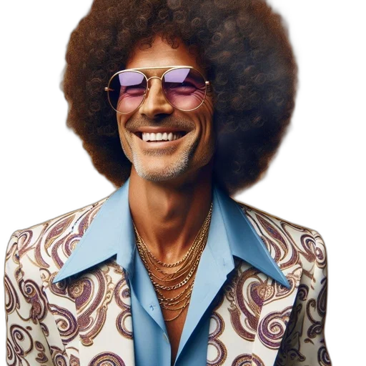 jacket, face, hair, staff, photorealistic, cartoon, man, large transparent PNG cut-out