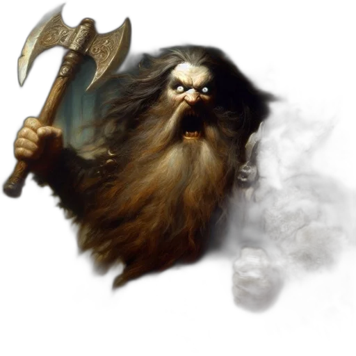 staff, creature, face, sword, fantasy art, concept art, photorealistic, pixel art transparent PNG cut-out