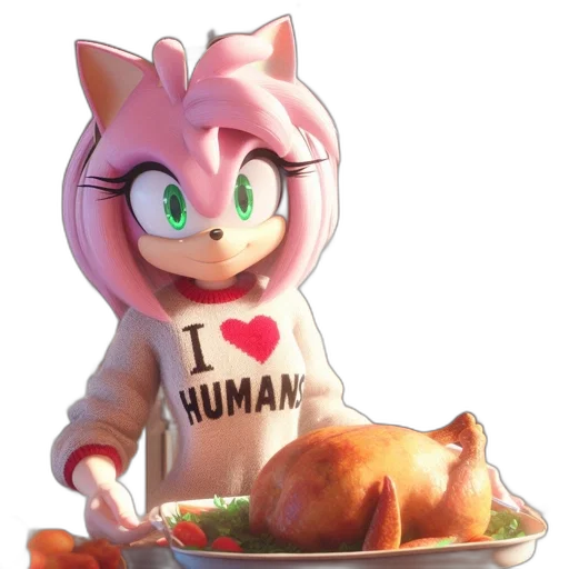 food, animal, creature, robot, 3d render, concept art, pixel art, cartoon transparent PNG cut-out