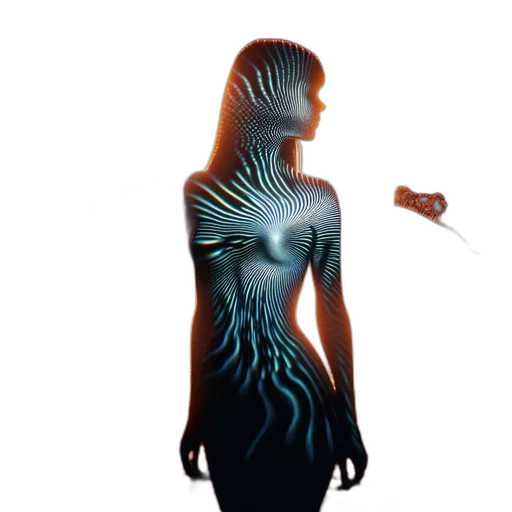 dress, jewelry, creature, hair, concept art, fantasy art, pixel art, 3d render transparent PNG cut-out