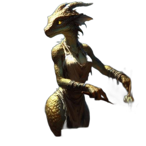 dragon, staff, creature, robot, concept art, fantasy art, 3d render, pixel art transparent PNG cut-out