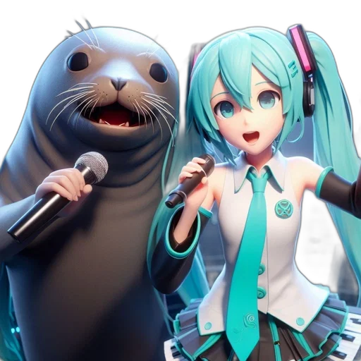 animal, creature, staff, robot, 3d render, concept art, anime, cartoon transparent PNG cut-out