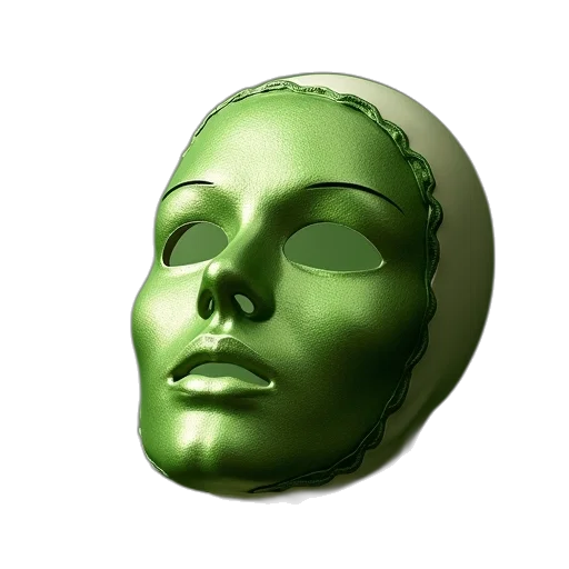 mask, face, crown, jewelry transparent PNG cut-out