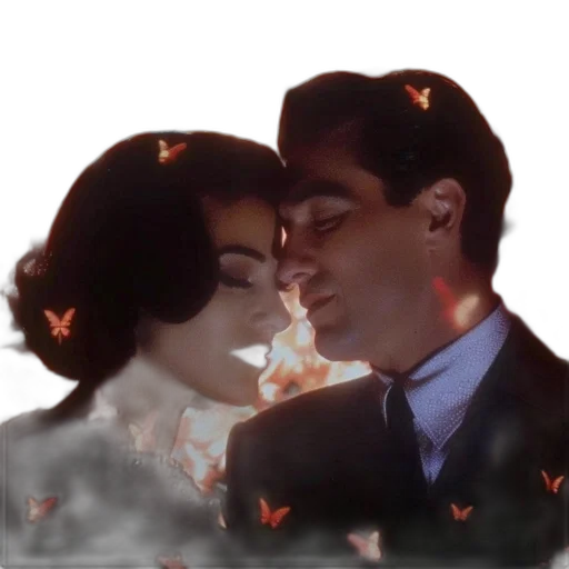 photorealistic, vaporwave, fire, neon lights, fog, underwater, man, woman transparent PNG cut-out