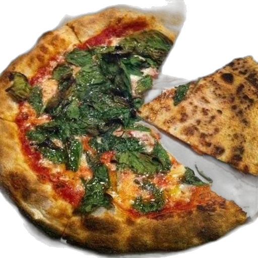food, face, shoes, photorealistic, 3d render, pizza, spinach, sits transparent PNG cut-out