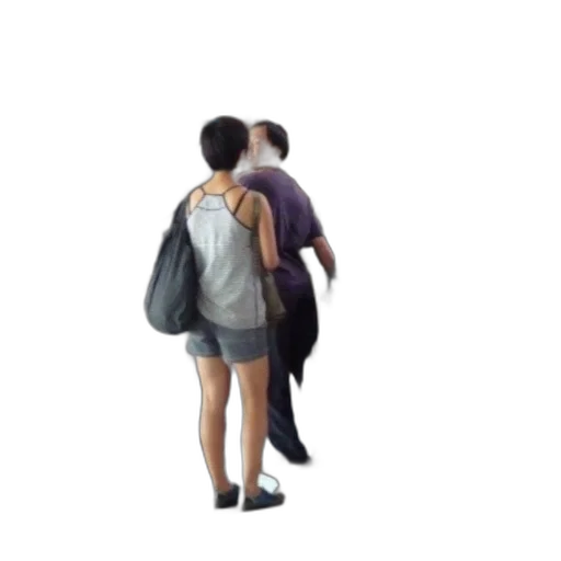 jacket, umbrella, dress, staff, 3d render, photorealistic, concept art, pixel art transparent PNG cut-out