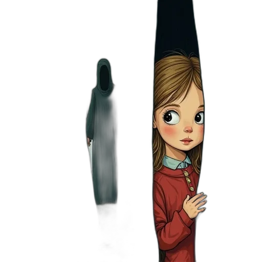 umbrella, dress, sword, staff, concept art, cartoon, 3d render, anime transparent PNG cut-out