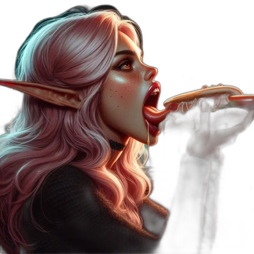 dragon, fantasy art, concept art, watercolor, photorealistic, pastel, dark, elf-like transparent PNG cut-out